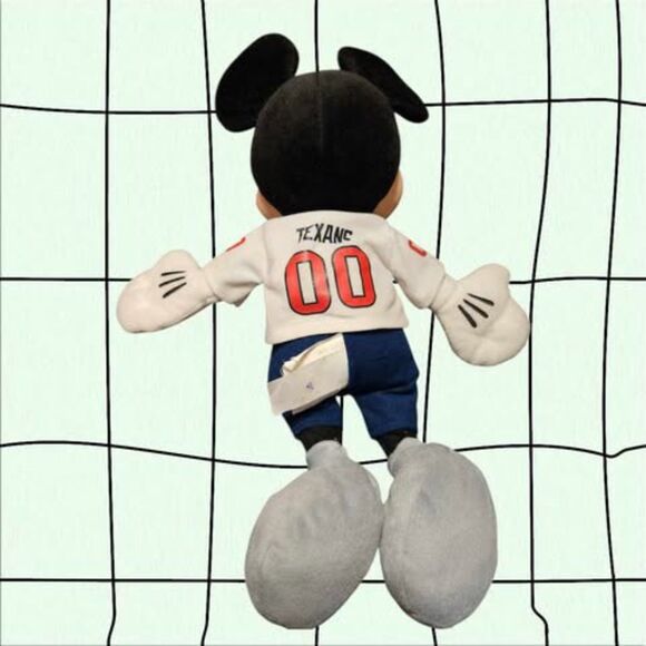 Disney Mickey Mouse Houston Texans 16" plush Doll -NFL - Picture 2 of 2
